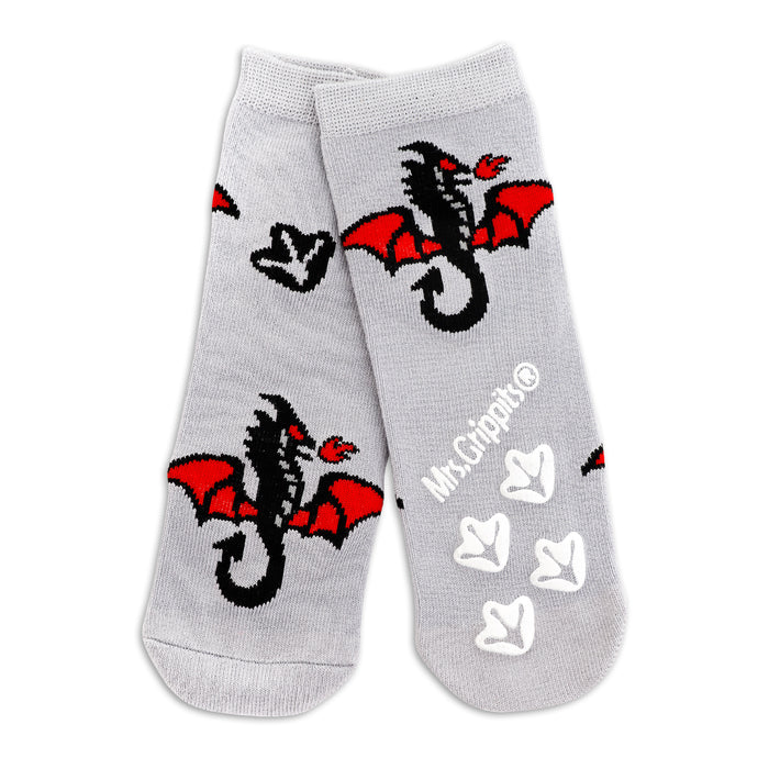 Baby/Kids Bamboo Grip Socks - Dragon