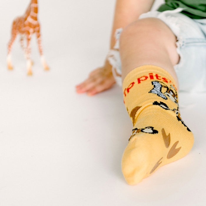 Baby/Kids Bamboo Grip Socks - Giraffe
