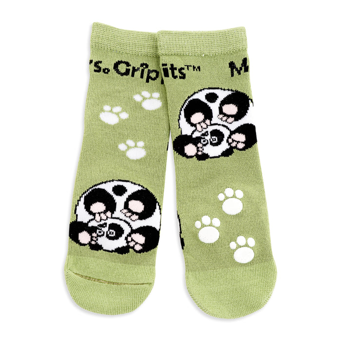 Baby/Kids Bamboo Socks with Grips - Panda