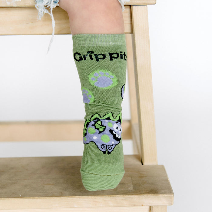 Baby/Toddler Bamboo Socks with Grips - 6-pack Safari (1-4 years) — Grippits