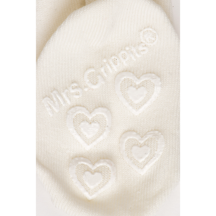 Baby/Kids Tights with Grips - Ivory White 3-pack